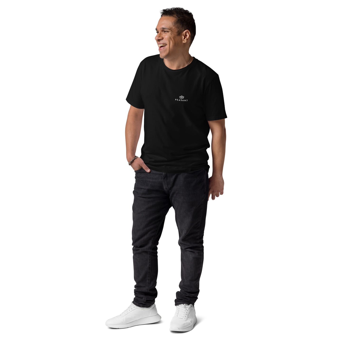 Peasant "I survived" White on Black - 2023 - 1 - Mens Shirt